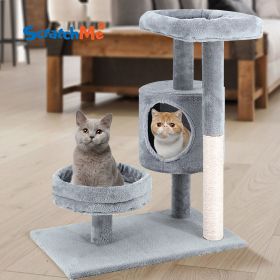 Cat Tree with Platform and Scratching Posts ; Cat Tower for Indoor Cats