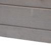 Double Story Outdoor Cat House with Sun Panels and Balcony - Gray
