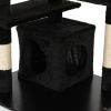 Cat Litter Box Enclosure with Cat Tree, Enlarged Cat Tower with Hidden Cat Washroom Furniture,