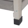 Double Story Outdoor Cat House with Sun Panels and Balcony - Gray