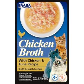 Inaba Cat Broth Chicken Tuna 6Ct-1.76Oz