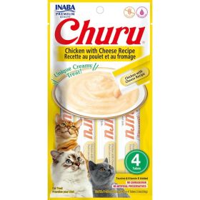 Inaba Cat Churu Puree Chkn Cheese 0.52Oz-6Ct